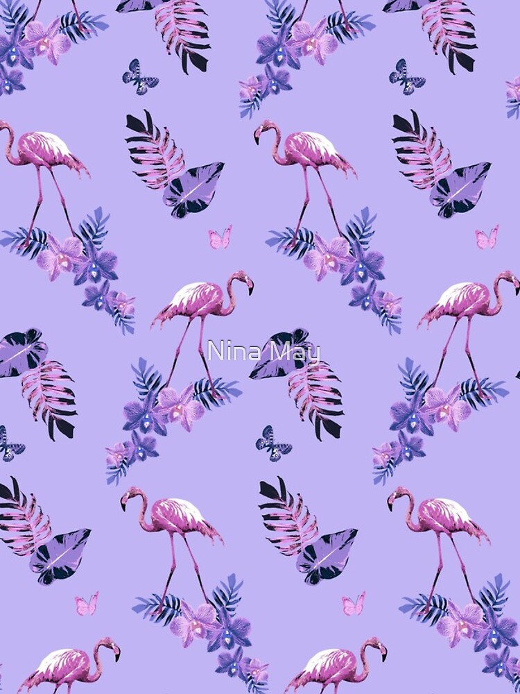 Lavender Flamingo Toille by ninabmay