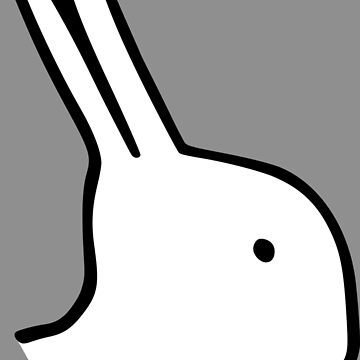 "Duck-Rabbit" Sticker for Sale by wearphilosophy | Redbubble