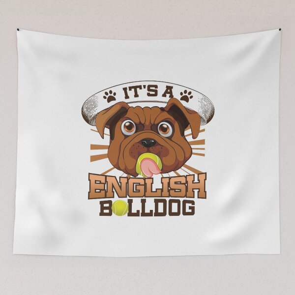 Item preview, English balldog bulldog funny tee designed and sold by Peter Azeez.