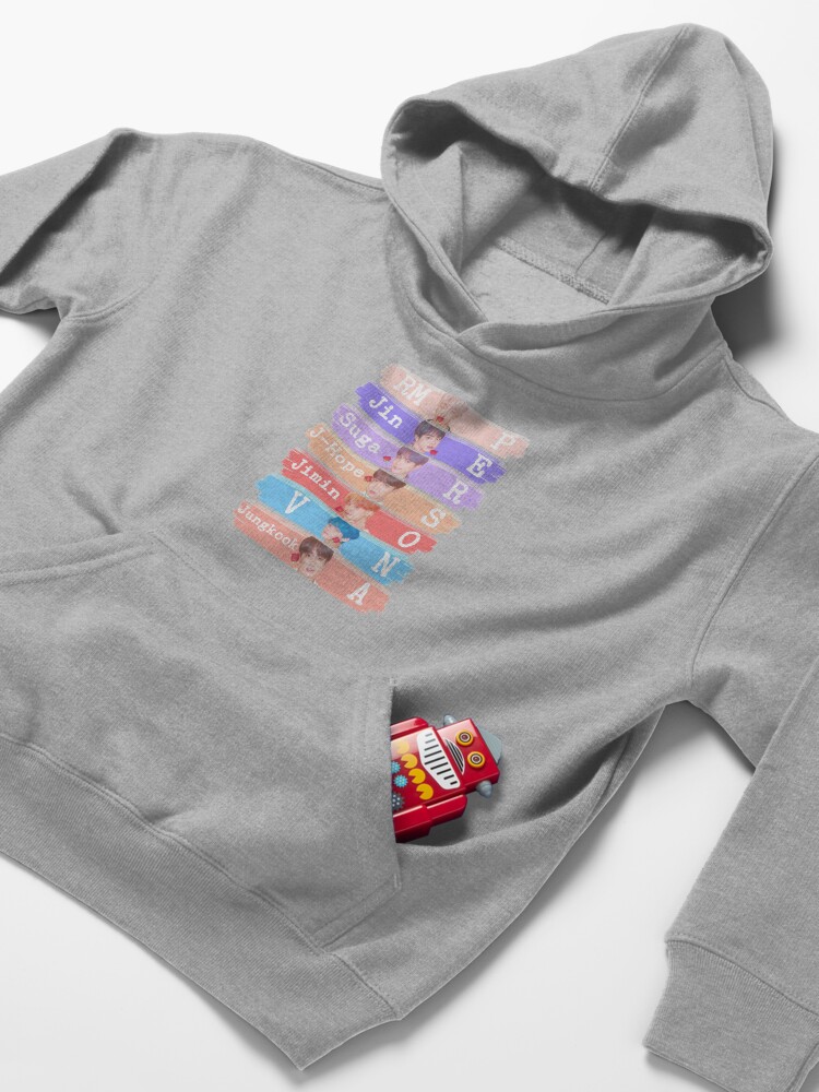 Alternate view of BangtanKpop Persona Kids Pullover Hoodie
