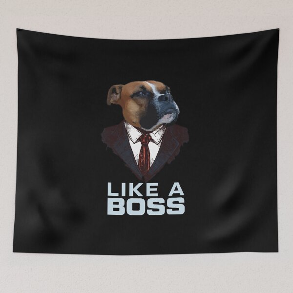 Item preview, Like a boss of cool funny dog tea designed and sold by Peter Azeez.