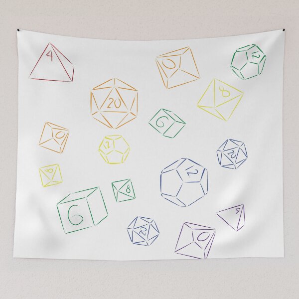 Item preview, Rainbow Dice designed and sold by nicegnome.