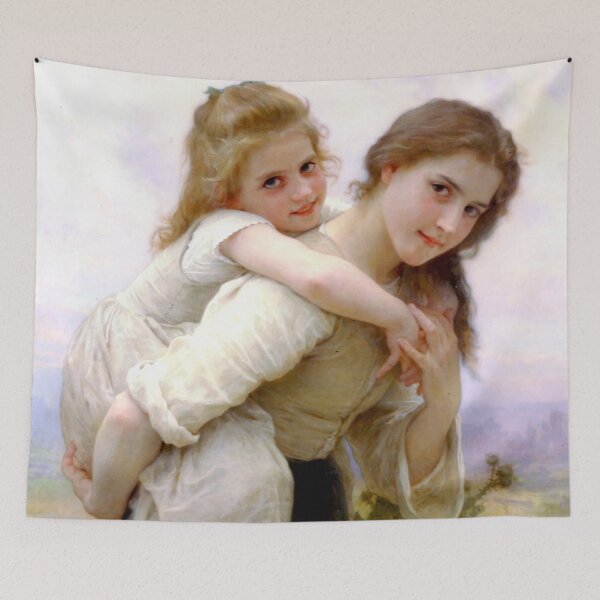 Item preview, William-Adolphe Bouguereau "Not Too Much To Carry" designed and sold by Alexandra Dahl.