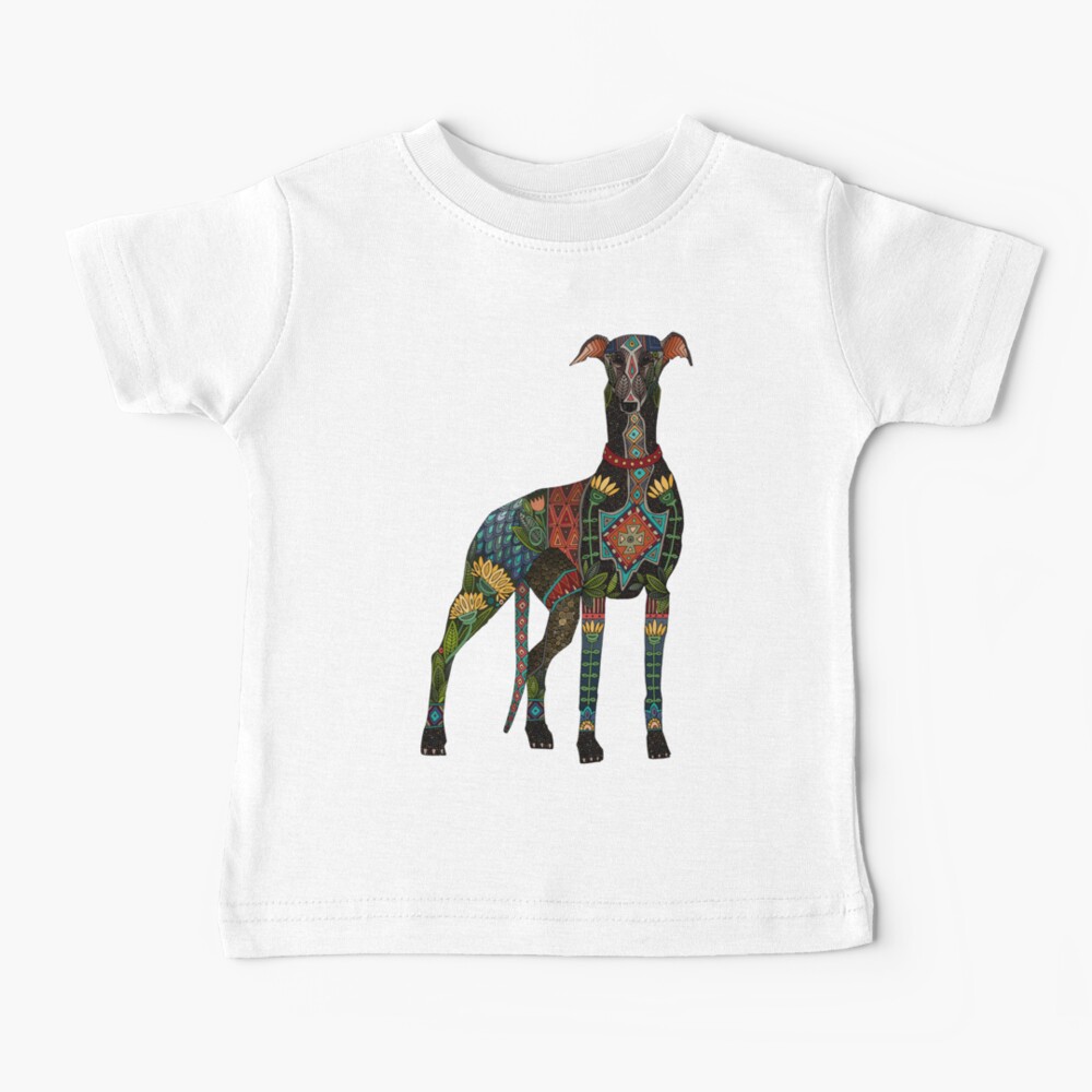 greyhound orange Baby T-Shirt