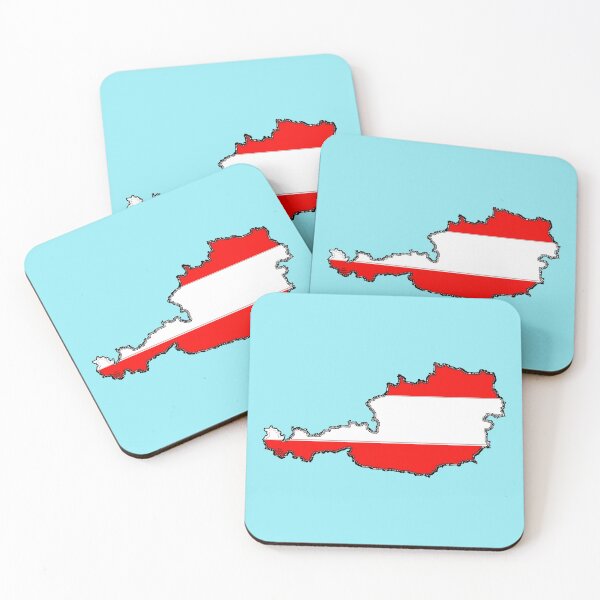 Item preview, Austria Map With Austrian flag designed and sold by Havocgirl.