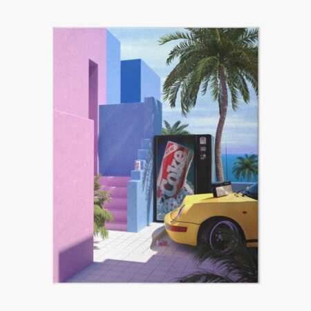 Villa Afternoon Art Board Print