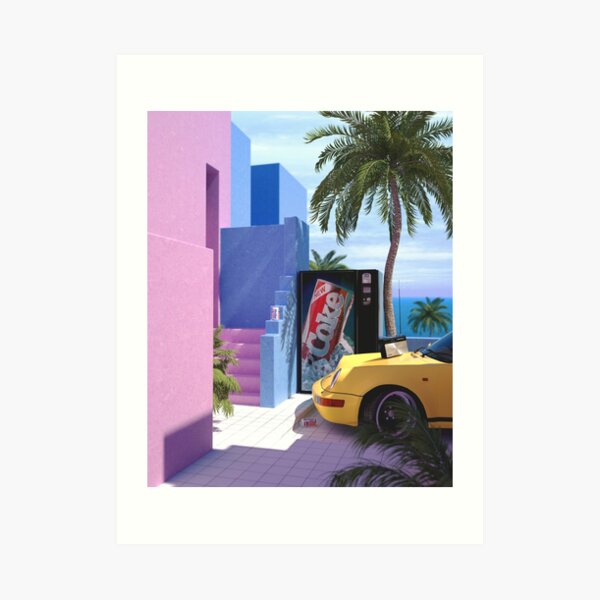 Villa Afternoon Art Print