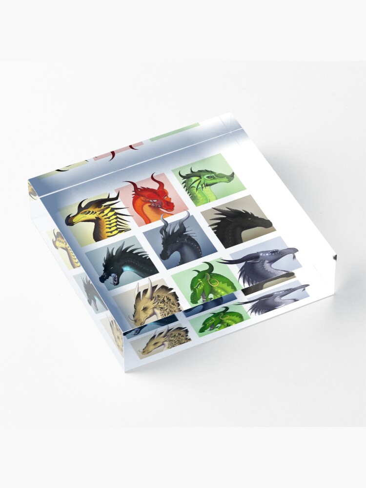 Alternate view of Wings of Fire - Bad Guys Acrylic Block