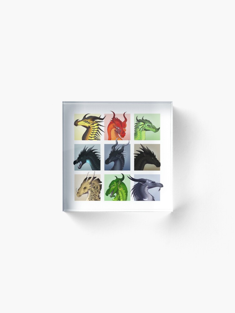 Alternate view of Wings of Fire - Bad Guys Acrylic Block