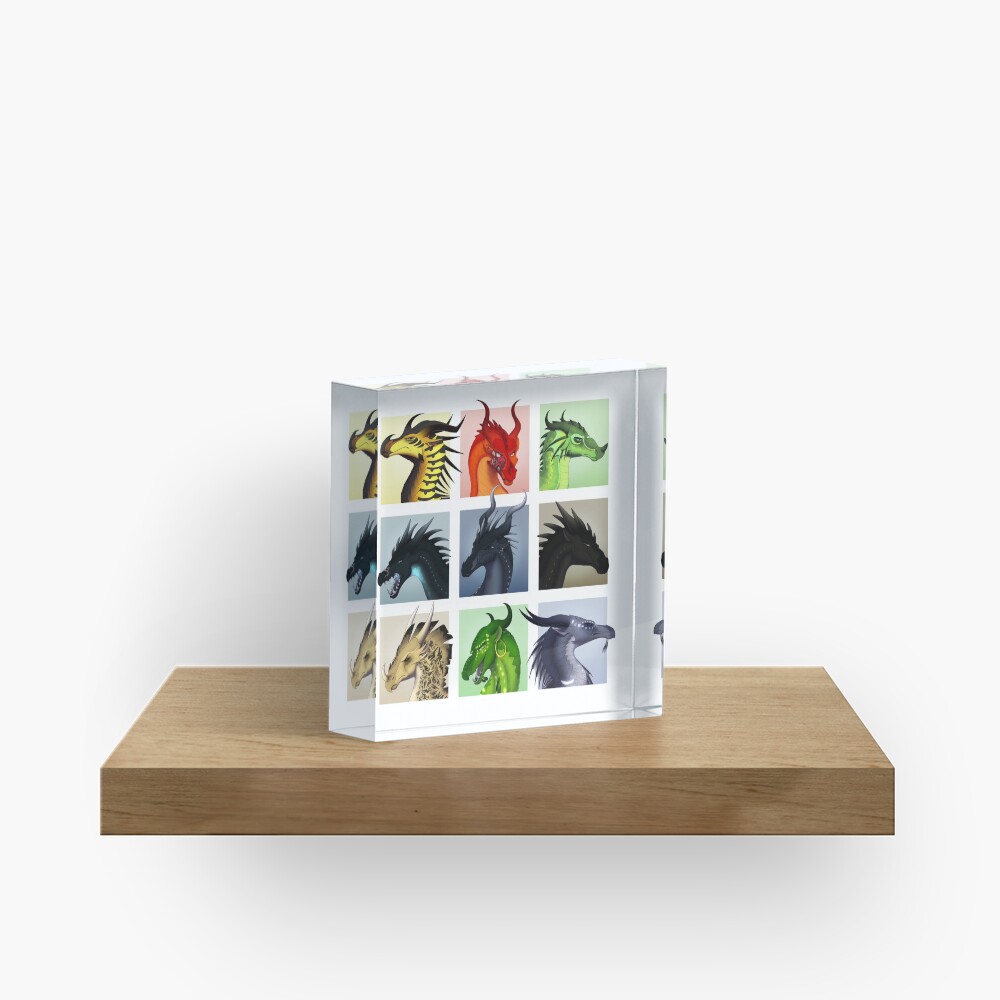 Wings of Fire - Bad Guys Acrylic Block
