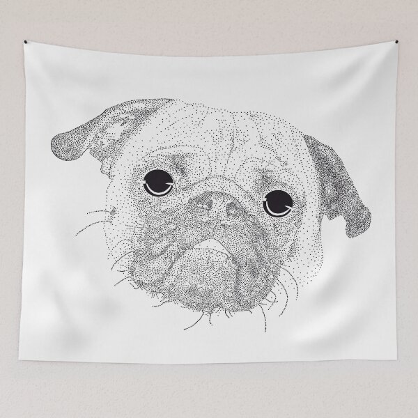 Item preview, Violet the Pug designed and sold by Emmyteddy.