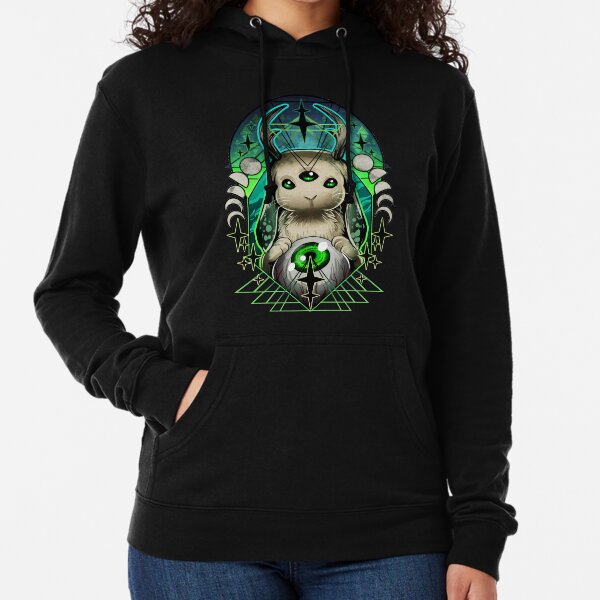 Conejito del espacio Sudadera ligera con capucha