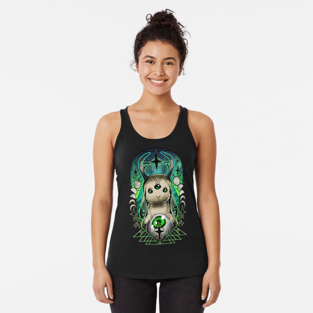 Space Bunny Racerback Tank Top