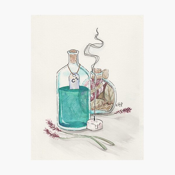 Witchy Bottles Photographic Print
