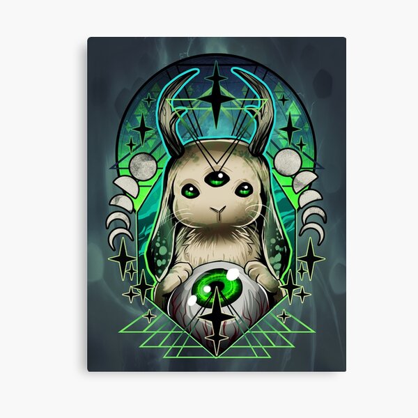 Space Bunny Canvas Print