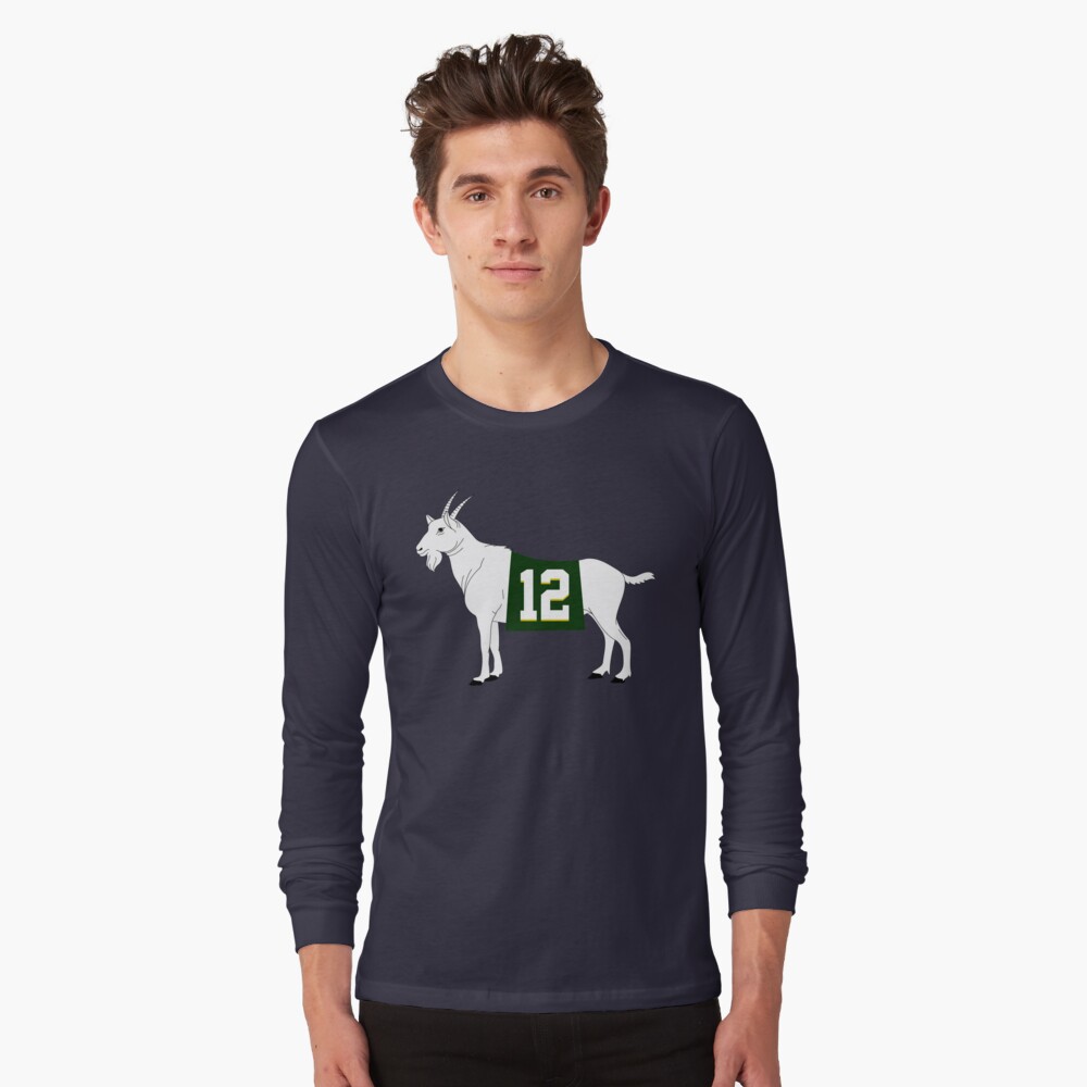 GoatGearDotUS Limited Edition Aaron Rodgers Goat 12 Jersey Style - Green Bay Packers Short-Sleeve Unisex T-Shirt