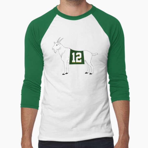 GoatGearDotUS Limited Edition Aaron Rodgers Goat 12 Jersey Style - Green Bay Packers Short-Sleeve Unisex T-Shirt