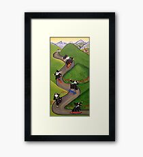 Skateboarding Nuns Framed Print