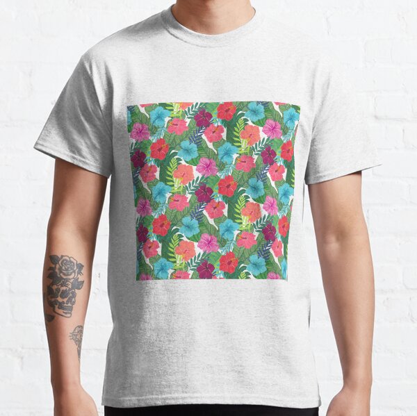 Tropical Flowers Classic T-Shirt