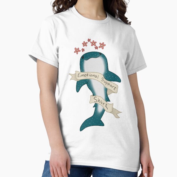 Item preview, Emotional Support Shark designed and sold by Breanna Beck.