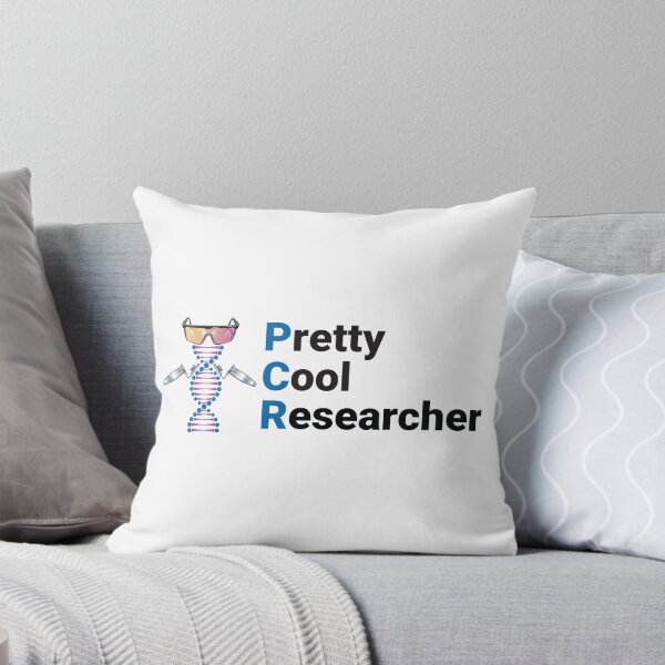 Item preview, PCR Pretty Cool Researcher Funny Character Logo designed and sold by Zit-Zat-Zot.