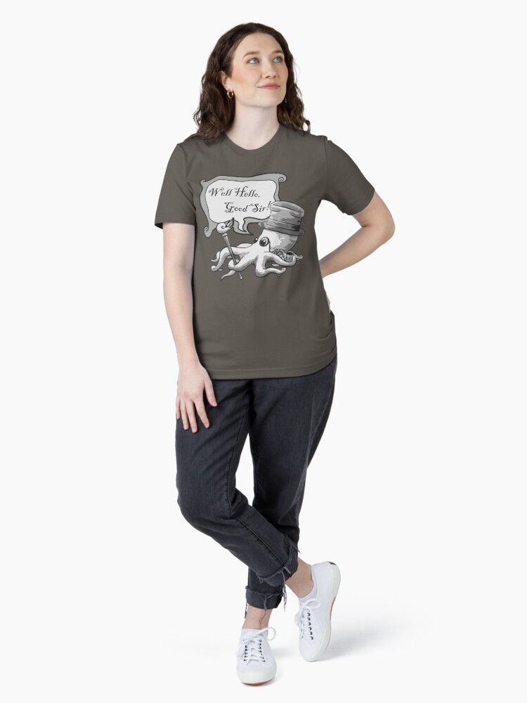 Thumbnail 4 of 7, Essential T-Shirt, Well Hello, Good Sir! designed and sold by dapperoctopus.