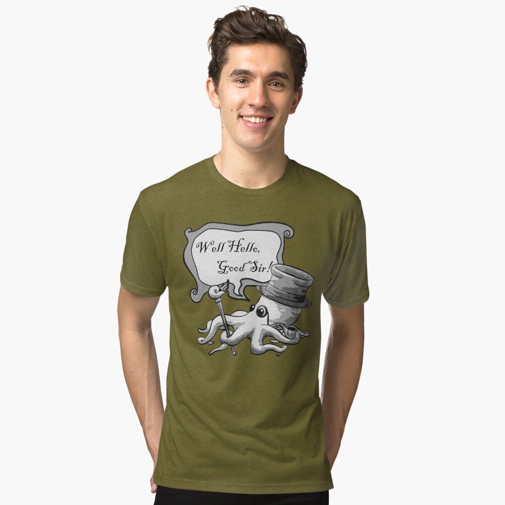 Item preview, Tri-blend T-Shirt designed and sold by dapperoctopus.