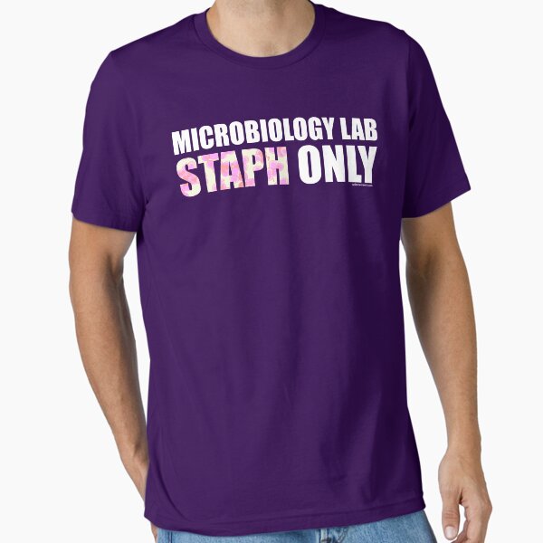 Item preview, Microbiology Lab - Staph Only (White / Pink) designed and sold by sciencemerch.