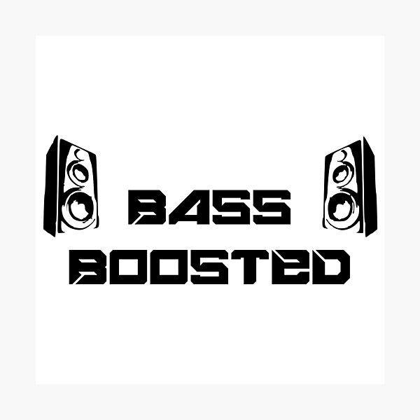 Bass Boosted Wall Art Redbubble - fortnite rap song bass boosted roblox
