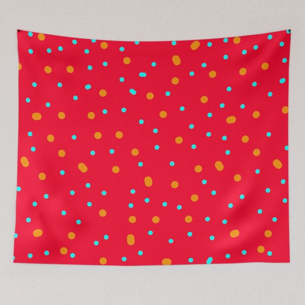 Item preview, Mini Dots On Red designed and sold by Roanemermaid.