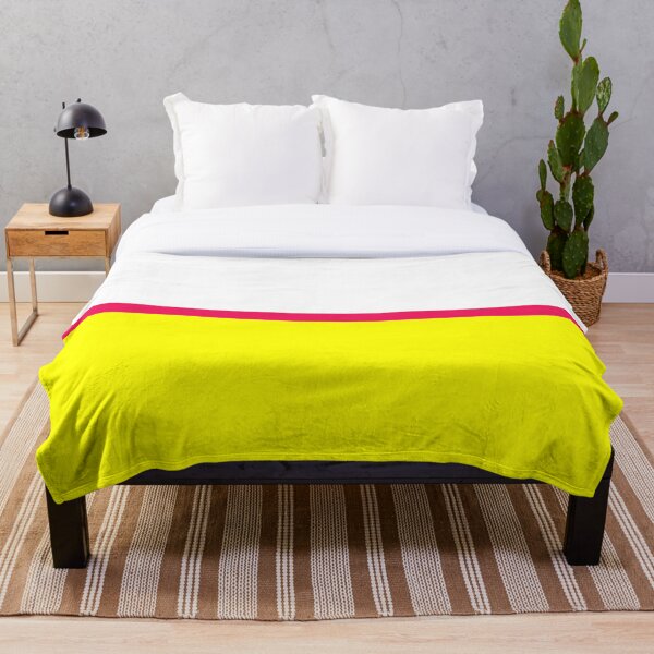 Item preview, Bright Modern Color Block - Vibrant Neon Fluorescent Hot Pink Yellow White designed and sold by CanisPicta.