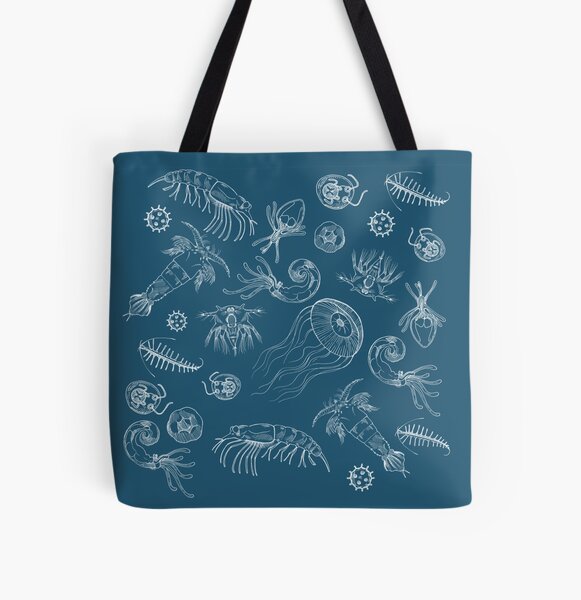 Zooplankton All Over Print Tote Bag