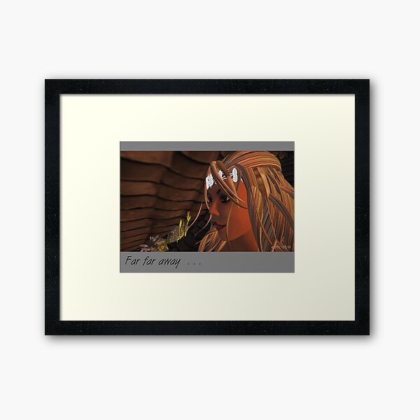 Far far away ... Framed Art Print