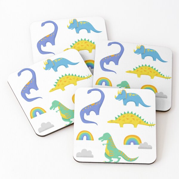 Item preview, Dinosaurios + Arcoiris designed and sold by latheandquill.