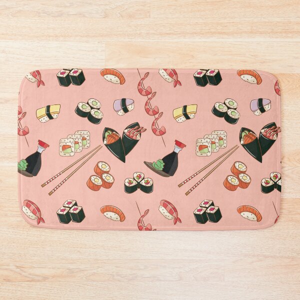 Item preview, Sushi on Pink Shrimp designed and sold by Pink Pineapple Works.