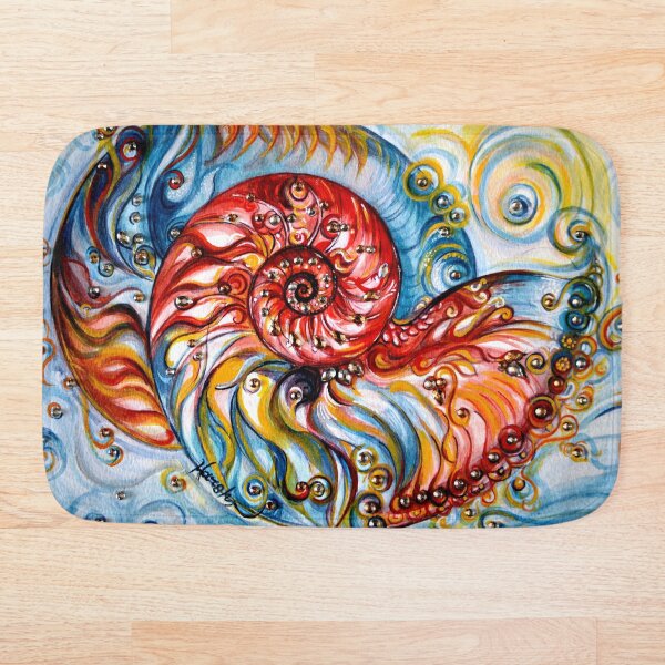 Nautilus Shell - Ocean Bath Mat