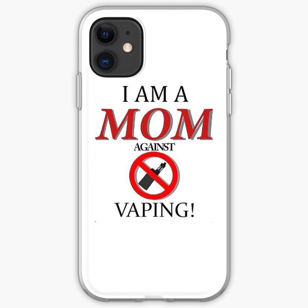 mom against vaping iPhone Soft Case