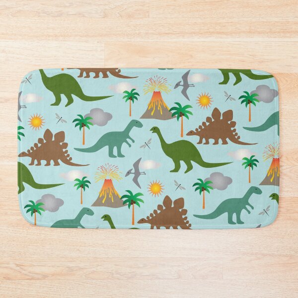 Item preview, Jurassic Period Dinosaurs Volcanos designed and sold by Pink Pineapple Works.