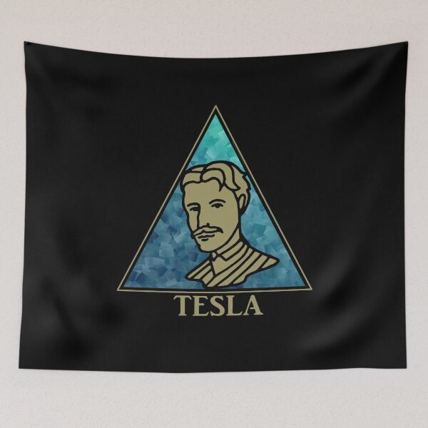 Item preview, Nikola Tesla Cartoon designed and sold by Delta12Designs.