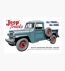 Jeep Trucks Photographic Print