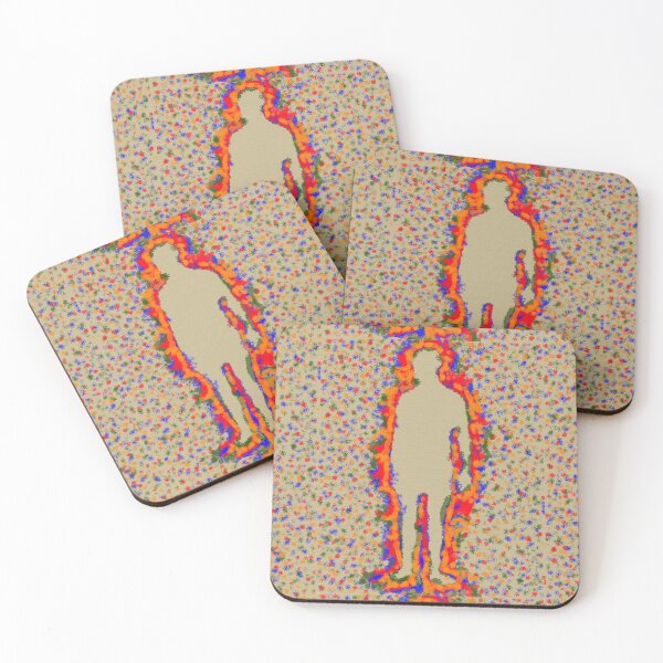 Item preview, Psychedelic Glowing Aura Drip Painting, Single and Repeating Pattern designed and sold by Nicolette Olivier.