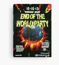 Vortex Club - End of the World Vortex Club Poster Canvas Print