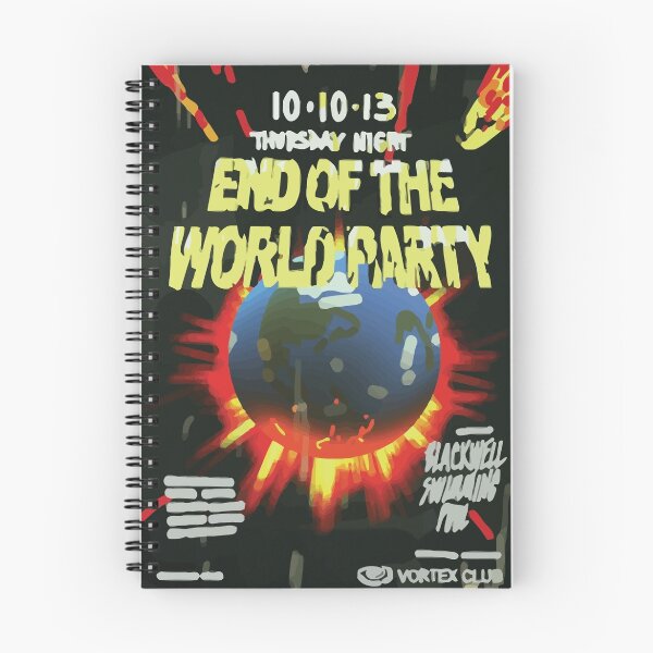 Item preview, Vortex Club - End of the World Vortex Club Poster  designed and sold by scolecite.