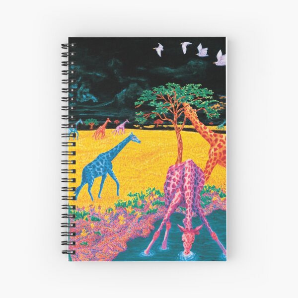 Item preview, Gem Colored Giraffes designed and sold by HappyBeachPress.
