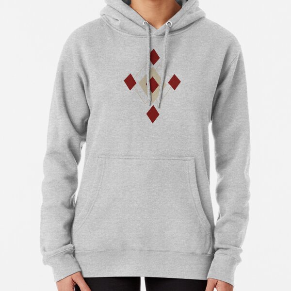 Mid Century Modern Diamond Pattern Pullover Hoodie