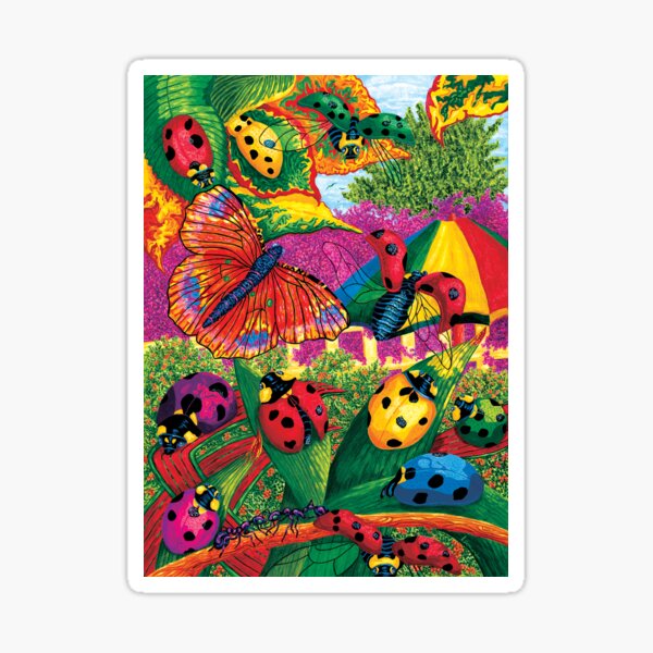 Item preview, Ladybugs Garden designed and sold by HappyBeachPress.
