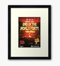 Vortex Club - Another End of the World Vortex Club Poster Framed Print