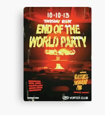 Vortex Club - Another End of the World Vortex Club Poster Canvas Print