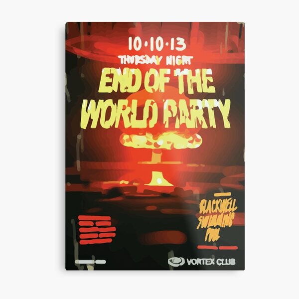 Vortex Club - Another End of the World Vortex Club Poster Metal Print