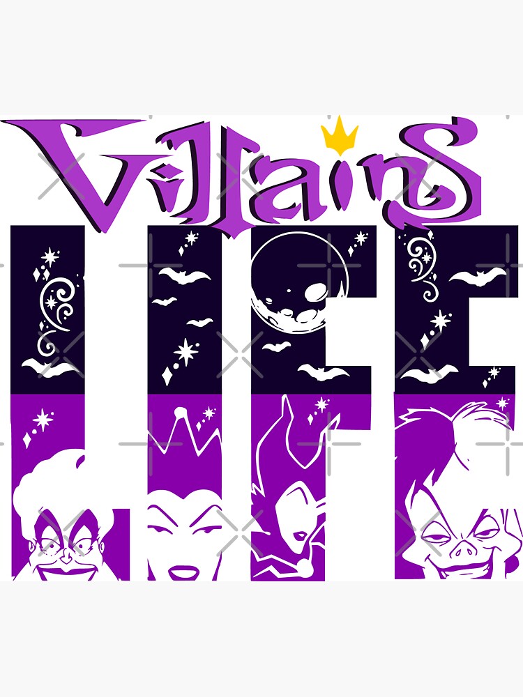 That Villain Life I Live It Once "Villains Life" Magnet for Sale by spyderboy8 | Redbubble
